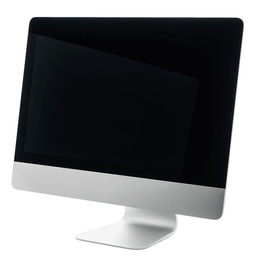 iMac desktop mockup